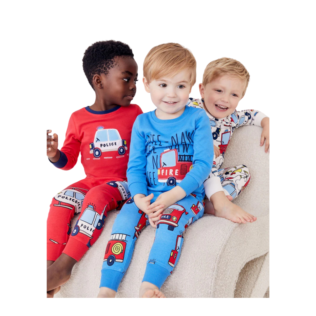 Boys Pajama Set-Pack Of 3